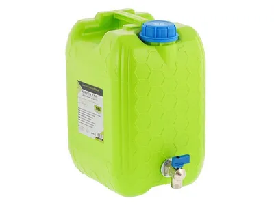 Obrázek produktu pro Nádoba na vodu s kovovým krátkým ventilem se závitem, 10 l
