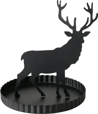 Produktbild von Boltze Gruppe Rudolfo Tablett schwarz 31cm
