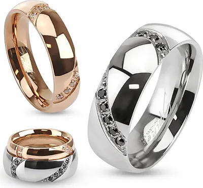 Produktbild von Trauringe Partner Ringe Eheringe Verlobungsring Bandring Damen Herren Herzen rosegold 52 - Ø 16,51 mm