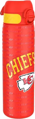 Produktbild von ION8 Kansas City Chiefs NFL schmale auslaufsichere Wasserflasche, Edelstahl 600ml