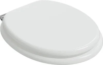 Obrázek produktu pro vidaXL Toaletní sedátko s tichým zavíráním, bílé, 44 x 38 cm, deska z MDF