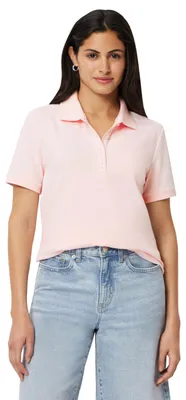 Immagine prodotto di A. Polo da donna a maniche corte, vestibilità regolare, rosa chiaro, taglia XS