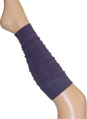 Produktbild von Tobeni 1 Paar Stulpen Leg Warmers Baumwolle für Teenager und Damen, Farbe:Lila, Grösse:One Size