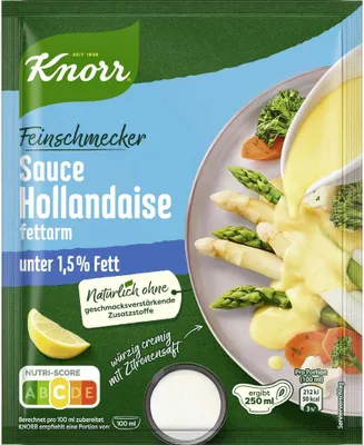 Produktbild von Knorr - FIX Feinschmecker - Sauce Hollandaise FETTARM 250 ml - 35g