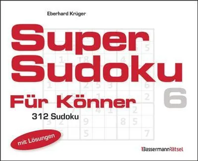 Immagine prodotto di Krüger, E: Supersudoku für Könner 6