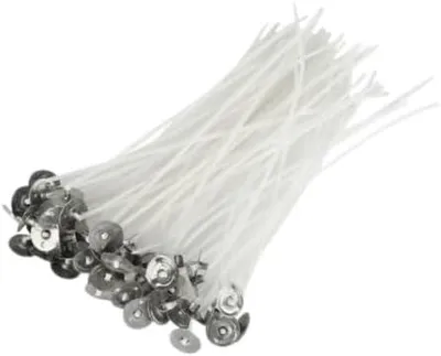 Imagen del producto de Mechas para velas, 100 unidades, 15 cm, para la fabricación de velas