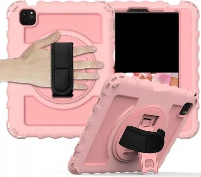 Obrázok produktu pre Puzdro pre Samsung Tab A 10,1" 2019 so stojanom a ramenným popruhom Ružové