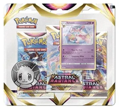 Produktbild von Pokemon Astral Radiance: Sylveon 3-Pack Blister