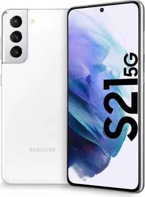 Produktbild von Samsung Galaxy SM-G991B, 15,8 cm (6.2"), 8 GB, 128 GB, 12 MP, Android 11, Weiß