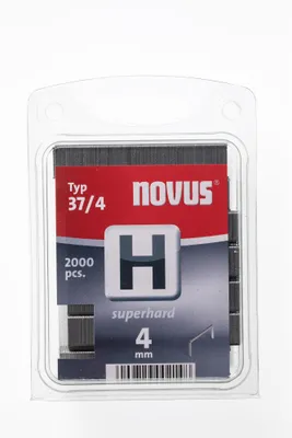 Produktbild von Novus Feindrahtklammern 4 mm, 2000 Tacker-Klammern, für Hammertacker