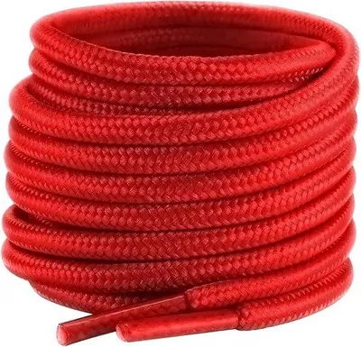 Productafbeelding van The Kicks Don Sneaker Veters Rond - 80CM - Rood - 4mm