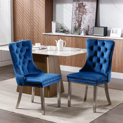 Zdjęcie produktu dla Krzesło do jadalni - Krzesło - Krzesło obrotowe - Krzesło kuchenne - Zestaw 2 sztuk - Nowoczesny design