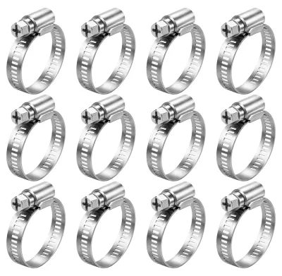 Obrázok produktu pre 12 svoriek, priemer 18 až 32 mm, z pozinkovanej ocele