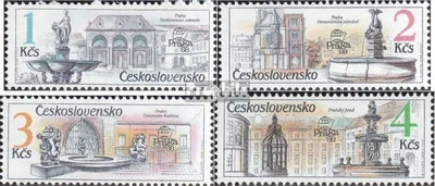 Produktbild von Briefmarken Tschechoslowakei 1988 Mi 2961-2964 (kompl.Ausg.) postfrisch Briefmarkenausstellung