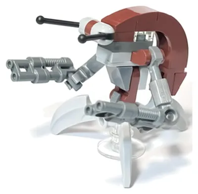 Productafbeelding van LEGO Minifiguur: Droideka (Vernietigingsdroid) - Lichtblauwgrijze klauwen (sw1340)