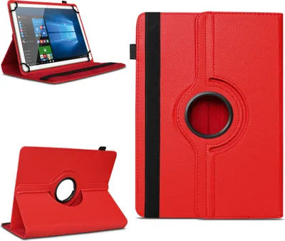 Produktbild von Tablet Hülle für 10 - 11 Zoll Tasche Schutzhülle Case Universal 360° DrehbarFarben:Schwarz