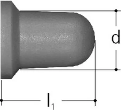 Produktbild von Sanipex Kappe 20 mm blau, aus Kunststoff 5435.012
