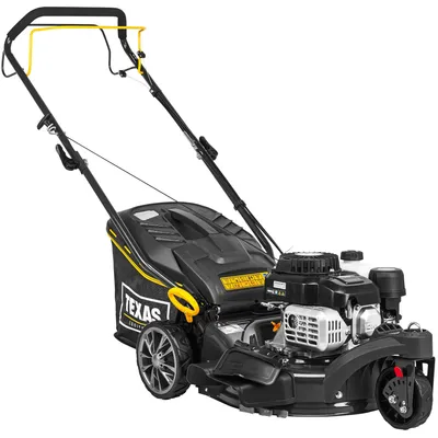 Produktbild von Texas Rasenmäher Benzin mit Antrieb Premium 4275TR Trike mit Radantrieb 4in1 | 4-Takt | 79ccm | 1,9PS | 42cm Schnittbreite | 45l Fangkorb | 6-Fach