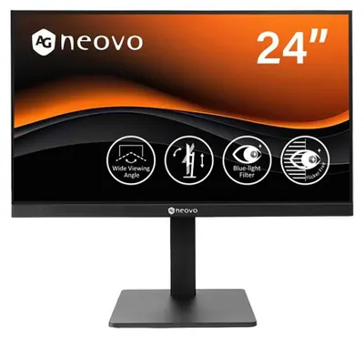 Image de AG Neovo LH2404, écran de 60,5 cm (23,8 pouces), résolution 1920 x 1080 pixels, Full HD, technologie LCD, temps de réponse de 5 ms, couleur noire