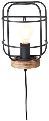 Produktbild von Brilliant LampeWandlampe Wandleuchte Natur Metall Holz 99235/66