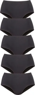 Produktbild von PETITE FLEUR Taillenslip 5 er-Pack schwarz Größe 40/42