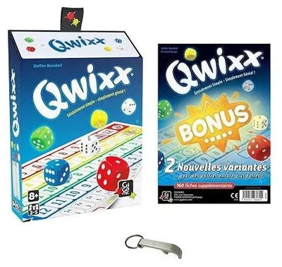 Zdjęcie produktu dla Gra qwixx zestaw planszowa kości dla dzieci od 8 lat