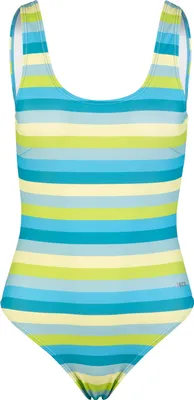 Produktbild von BECO the world of aquasports Badeanzug Fresh Stripes mit tiefem U-Rücken grün 42