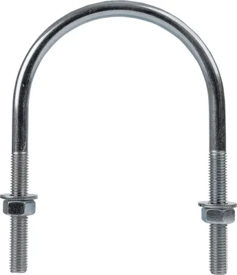 Produktbild von DROMET U-Bügelschraube M12 verzinkt 115/175 mm Typ B mit Muttern