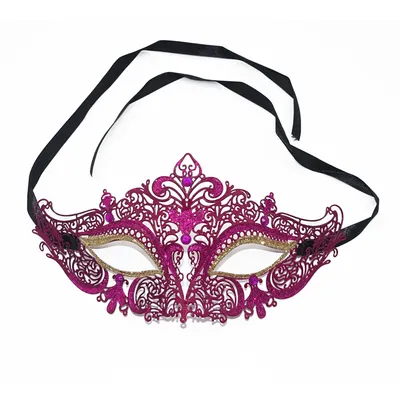 Produktbild von Venezianische Maske (Violett & Golden)