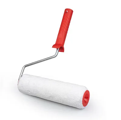 Produktbild von Farbroller 240 mm Mikrofaser – Malerrolle mit Griff & Bügel Ø 8 mm Profi Set
