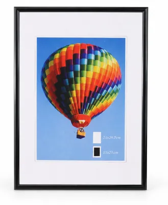 Produktbild von Ideal Life Kunststoff Bilderrahmen Wanddeko Collage Poster Bilder Foto Rahmen - Farbe: Schwarz | Format: 21x29,7 DIN A4