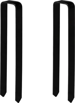 Zdjęcie produktu dla Kotwy stalowe do łucznictwa – 2 sztuki – 30 x 6 x 25 cm – czarne