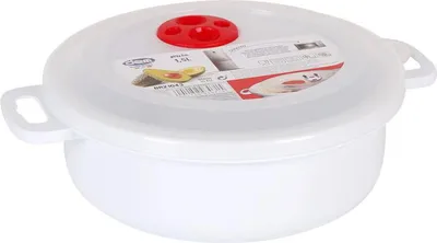 Obrázek produktu pro Box na oběd s víkem do mikrovlnné trouby Dem 1,5 l (12 kusů)
