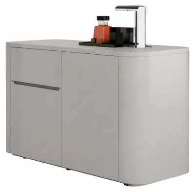 Produktbild von Modernes Sideboard mit minimalistischer Teestation und Stauraum
