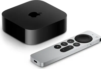 Immagine prodotto di Apple TV 4K, Apple, A15, 128 GB, AVC, H.264, HEVC, M4V, MP4, MPEG4, AAC, AC3, AIFF, EAC3, FLAC, HE-AAC, MP3, MP3 VBR, WAV, GIF, HEIF, JPEG, TIFF