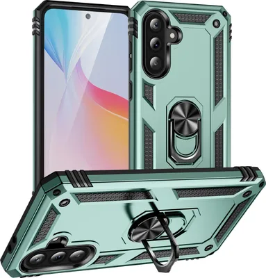 Produktbild von Samsung Galaxy A37 Hülle - Coverup Armor Ring Ständer Back Cover - Mintgrün