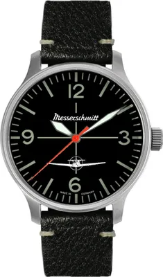 Produktbild von Messerschmitt ME-6332-108 Herren-Fliegeruhr DayDate Schwarz
