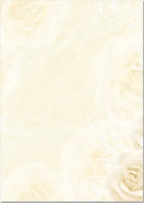 Produktbild von Motiv Briefpapier (Gelb-Blumen-5008, A4, 25 Blatt). Einseitig bedrucktes Briefpapier, Rosen beschreibbar, für alle Drucker/Kopierer geeignet