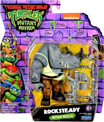 A Teenage Mutant Ninja Turtles action figure in its packaging.