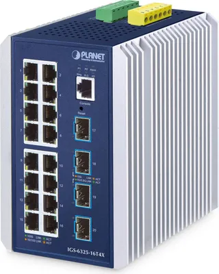Immagine prodotto di Planet Technology Corp. IGS-6325-16T4X Planet Industrial 16-Port Managed Switch IGS-6325-16T4X
