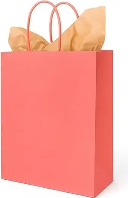 Produktbild von Geschenktüte aus Papier 230 x 120 x 300 mm hellrot