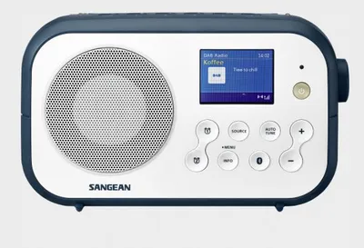 Obrázek produktu pro Sangean DPR-42BT, Cestovní, Analogový a digitální, DAB+, FM, 87,5 - 108 MHz, 8 ohm, 7,62 cm (3")