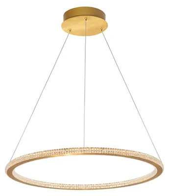 Obrázek produktu pro Nova Luce CILION LED závěsné světlo mosaz 43W teplá bílá 150x60cm stmívatelné 9011138