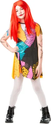Produktbild von Nightmare Before Christmas Sally Kostüm für Kinder Kindergröße: 104