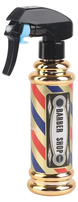 Zdjęcie produktu dla Butelka z rozpylaczem do fryzjera, salon, salon fryzjerski, woda do stylizacji włosów, 150 ml, złota