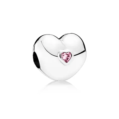 Produktbild von PANDORA Damen-Charm 925 Silber Zirkonia rosa - 791981PCZ