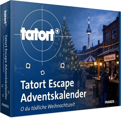 Productafbeelding van Tatort escape adventskalender O du tödliche weihnachtszeit - Escape Room met 24 spannende raadsels voor de adventstijd