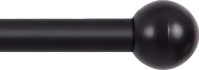 Zdjęcie produktu dla Końcówki do zestawu stylowego 2-pak wykonane z tworzywa sztucznego (czarny / kulka) różne kolory. Kolory, Ø16mm, dekoracja nowoczesny design dla karnisza