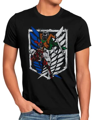Produktbild von A.N.T. Mikasa Fight Herren T-Shirt attack anime japan manga on titan aot