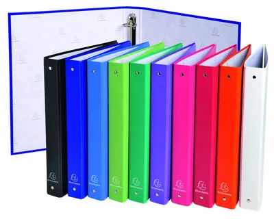 Produktbild von Exacompta 51330E 20er Pack Premium Kunststoff-Ringbuch. Kunststoffbezug außen, P